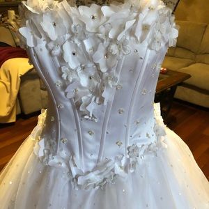 Wedding dress ball gown